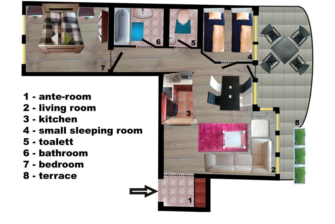 Merry&Car - Huge Balcony + Living Room + 2Br — Fotók 3